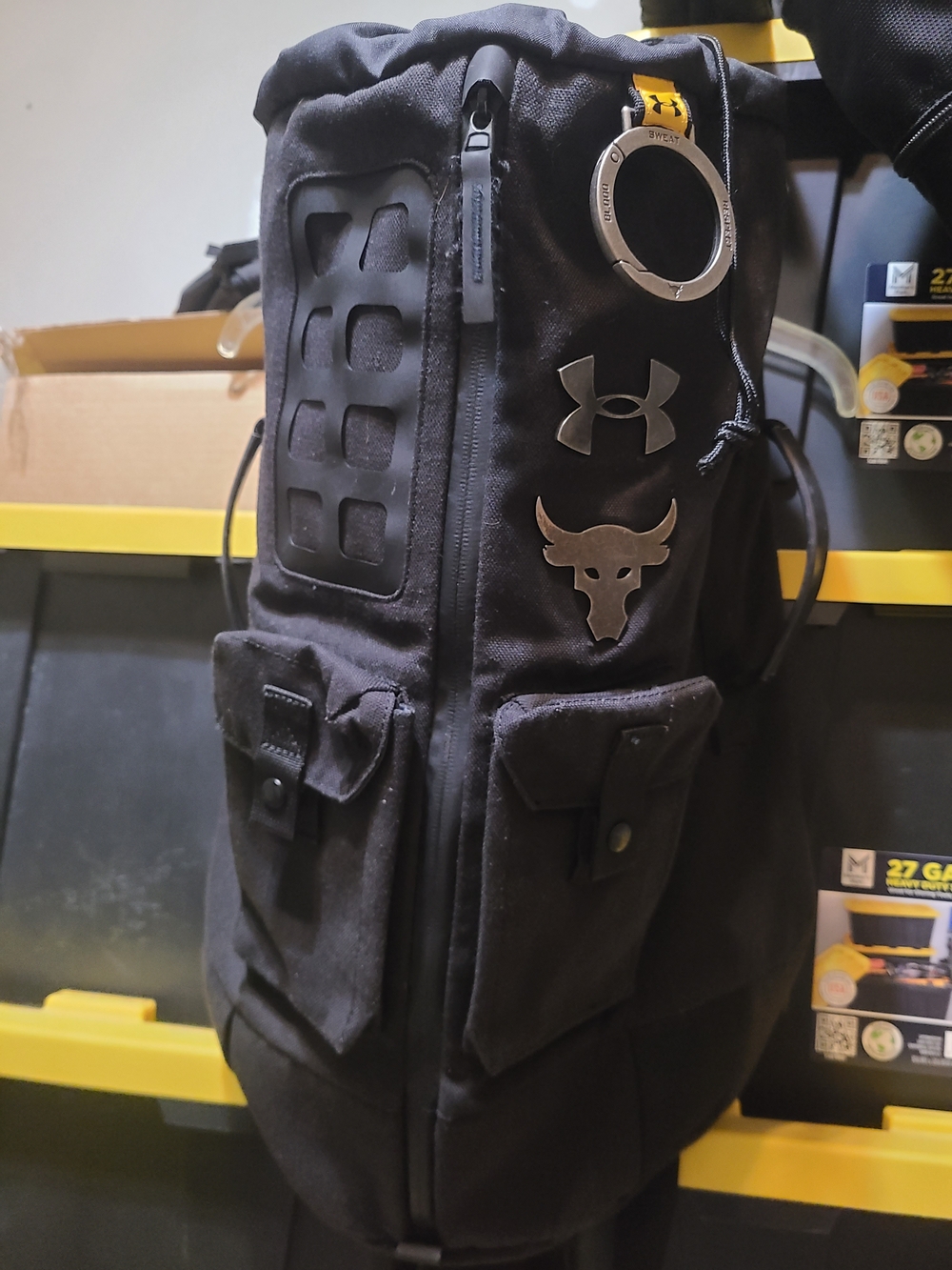 Under Armour "Project Rock 90 Bag" Rucksack Duffle Backpack